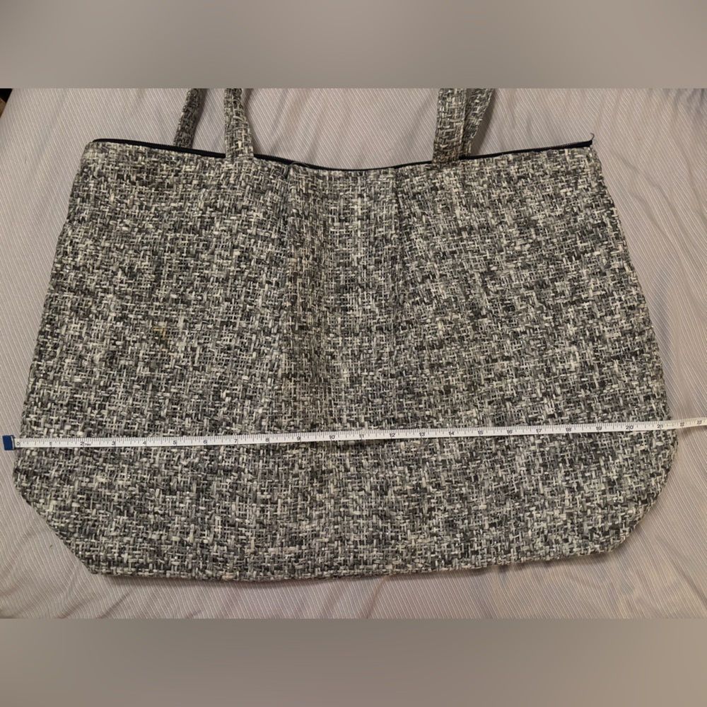 Bib beach/pool bag Bijoux Terner Elegant Black Fabric